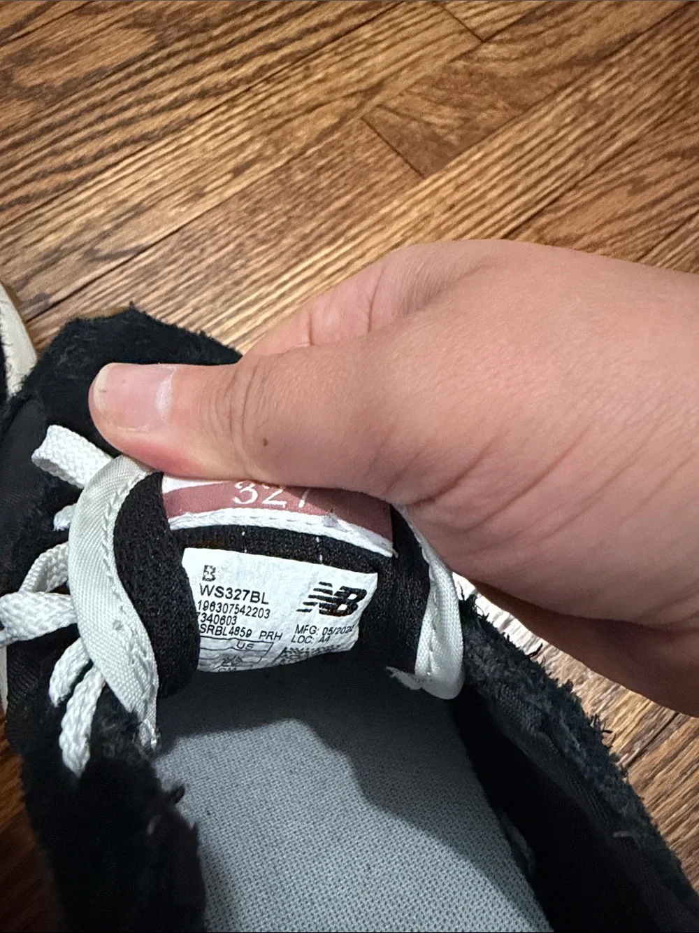 New Balance Black and White Women's Athletic Sneakers